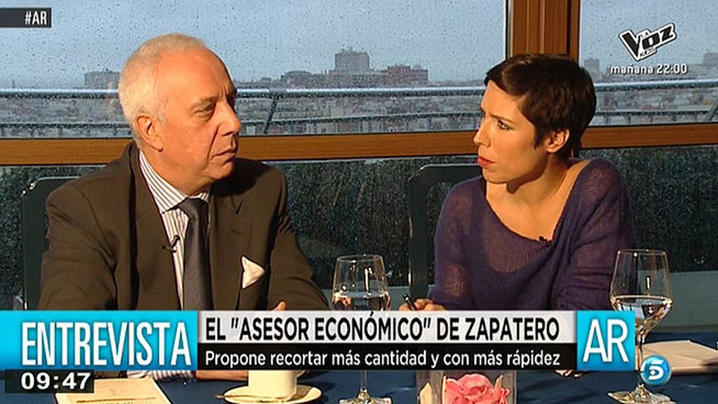 David Taguas, el que fuera asesor económico de Zapatero, propone recortar más y más rápido David Taguas, el que fuera asesor económico de Zapatero, propone recortar más y más rápido