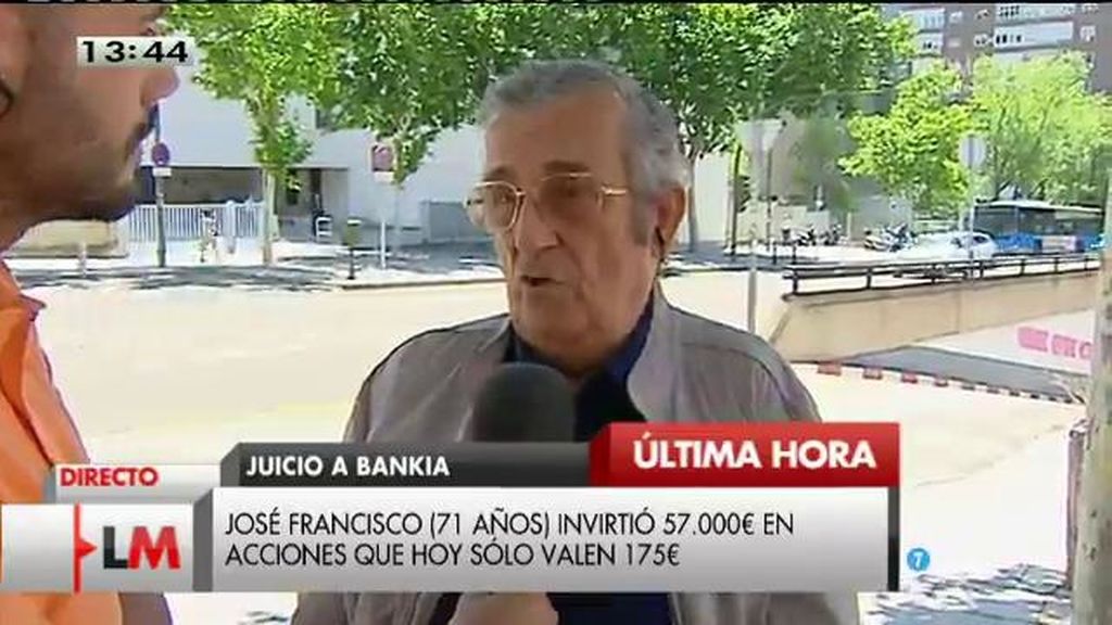 José Francisco, sobre el juicio a Bankia: "Lo que quieren es dilatar el juicio lo máximo"