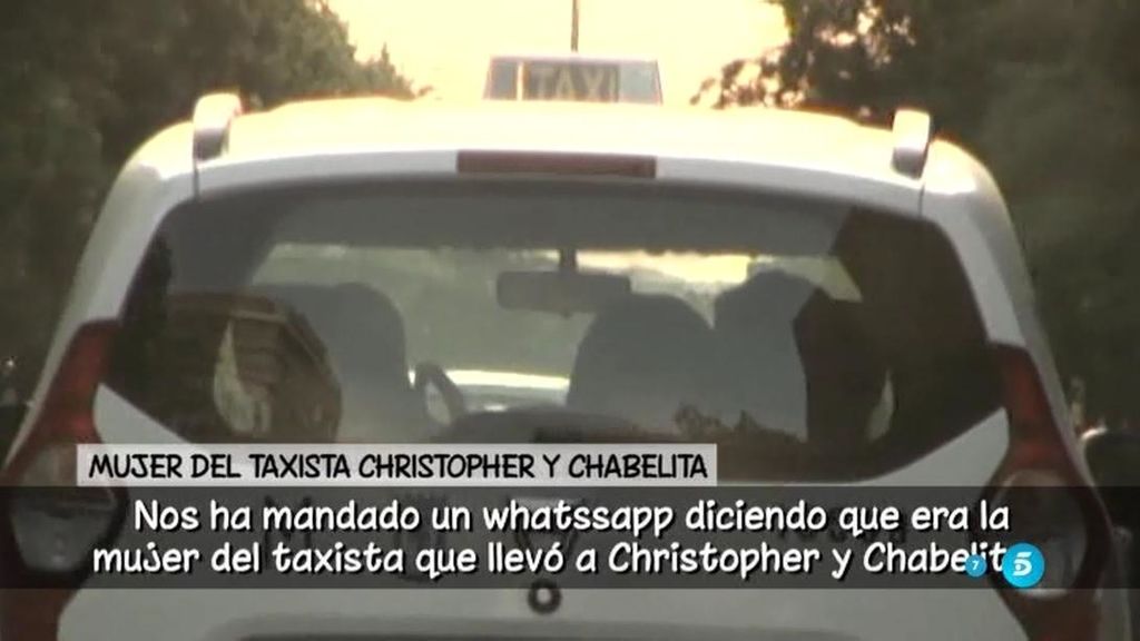 ¿Iban Chabelita y Christopher besándose en el taxi de vuelta al hotel?
