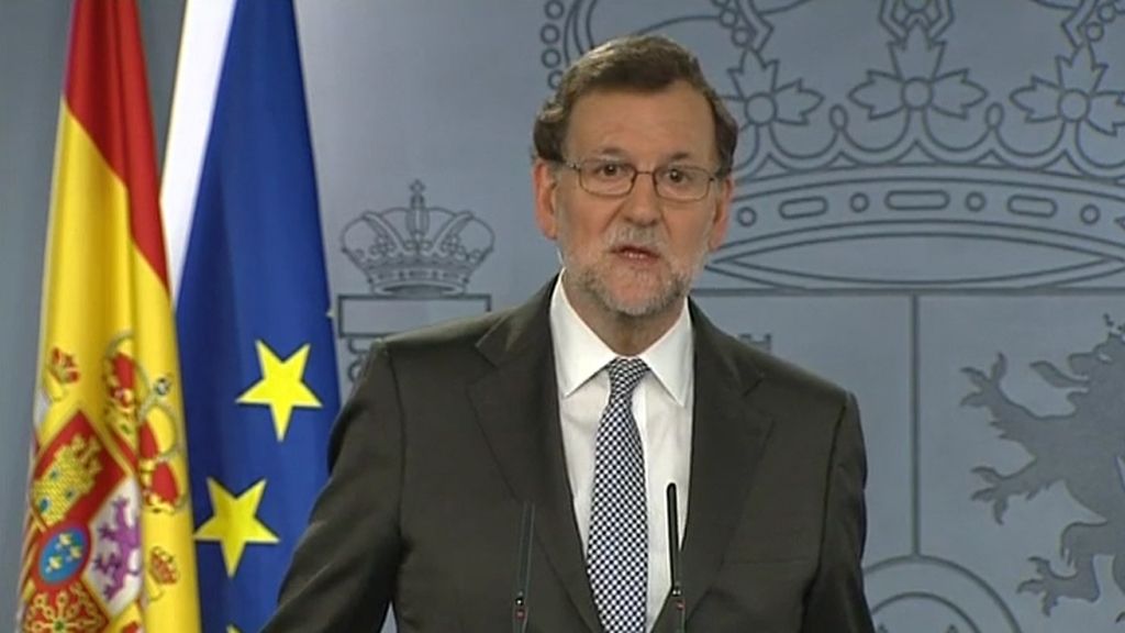Rajoy a Puigdemont: "Cataluña es España. Somos la nación más antigua de Europa"