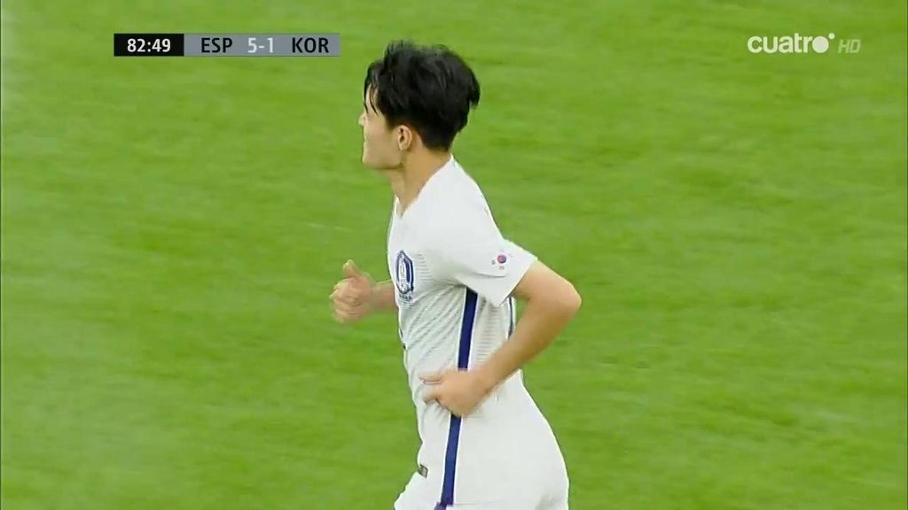 Corea marca el gol del honor ante una España imparable