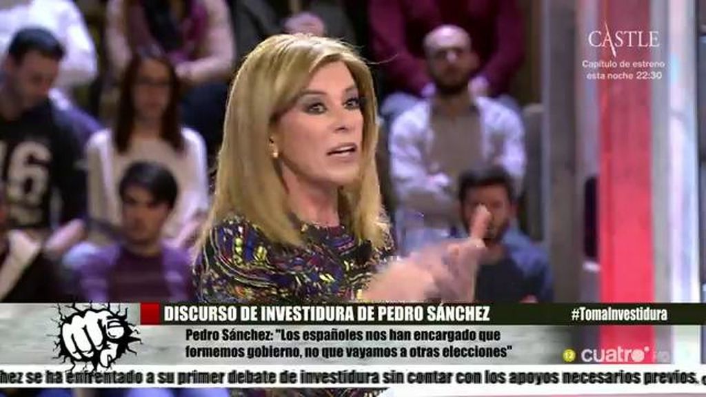 Esther Palomera: “Hay un déficit de credibilidad en Pedro Sánchez”