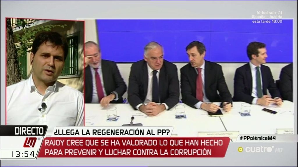 Ignacio Jurado: "El PP ya mira a la corrupción por el espejo retrovisor"