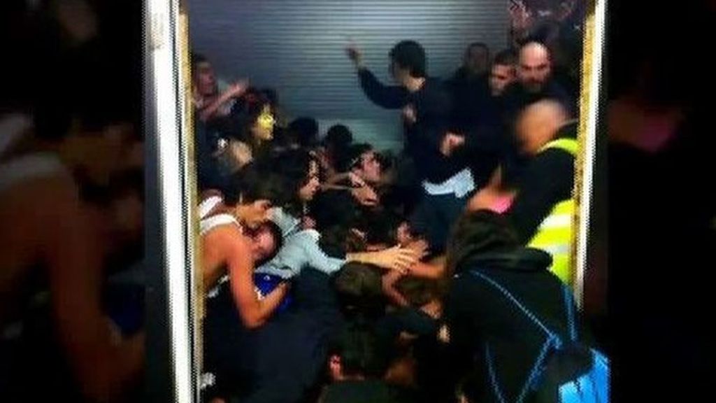 Un vídeo inédito muestra la angustia y la desesperación en el Madrid Arena