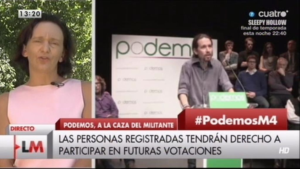 Carolia, portavoz de 'Podemos': "Los afiliados tendrán derecho a tomar decisiones"