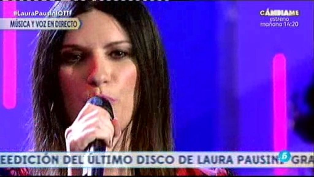 Laura Pausini interpreta un popurrí de sus mejores canciones en '¡QTTF!'