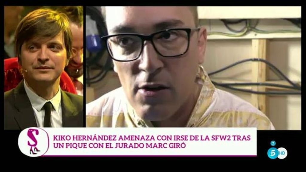 Kiko Hernández amenaza con irse de la ‘SFW’ por las acusaciones de 'cínico'