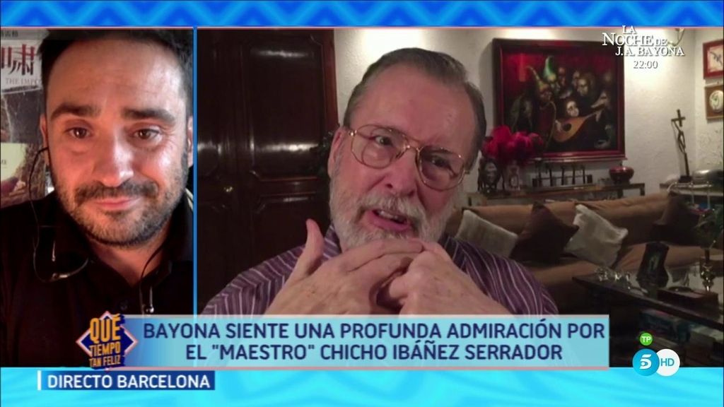 Chicho Ibáñez, de Bayona: “Hablé con él antes de esta película y ya me olió a éxito”