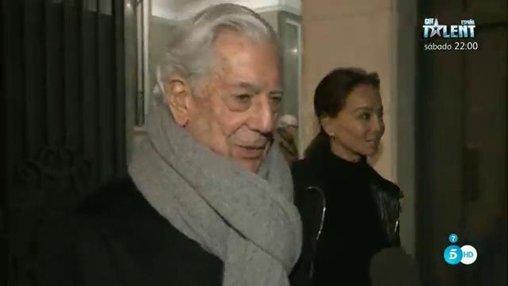 Mario Vargas Llosa e Isabel Preysler, velada romántica en el cine
