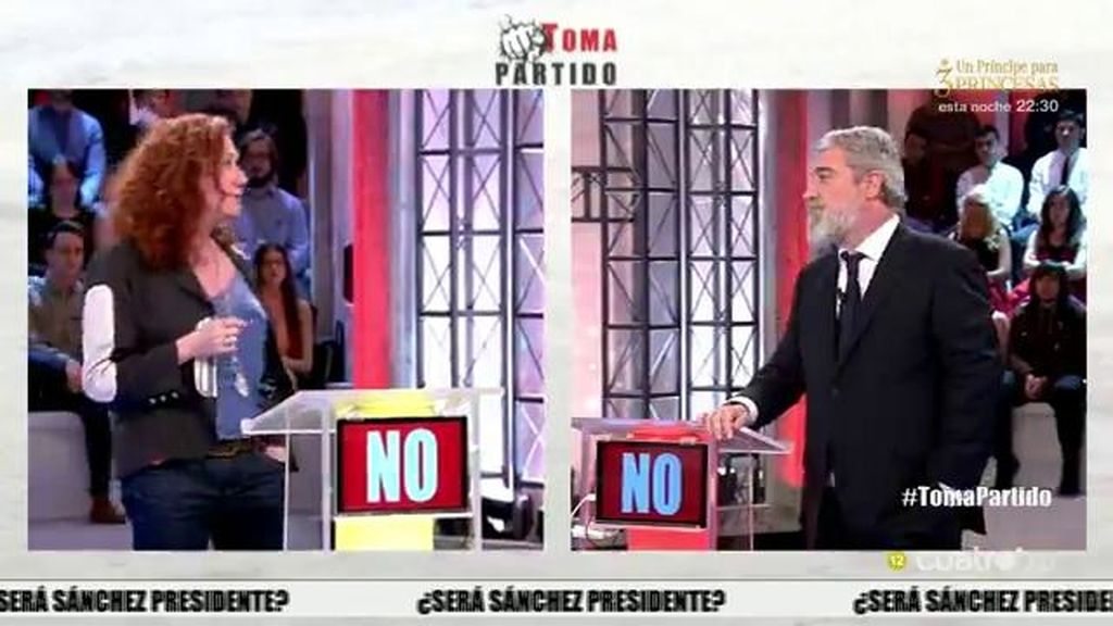 ¡Miguel Ángel Rodríguez convence a Cristina Fallarás que cambia su respuesta!