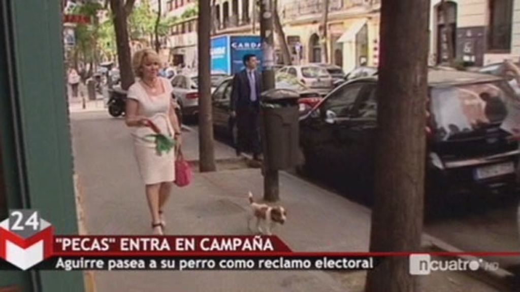 Crónica electoral: Aguirre saca a pasear a Pecas y el Gobierno, la chequera