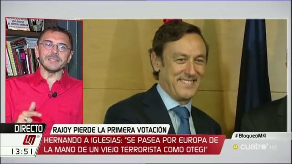 Juan Carlos Monedero: "Rafa Hernando se comporta como un franquista chuleta"