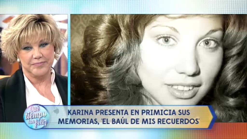 Karina, sobre sus memorias: "He querido sacar la luz de Karina"
