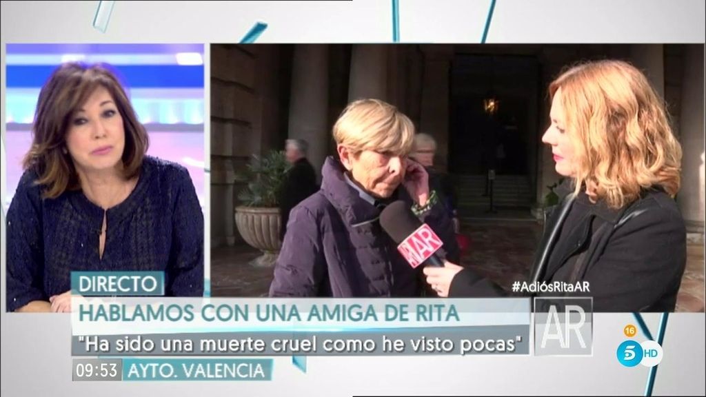 Amiga de Rita: “No han puesto la foto de Rita en el Ayuntamiento, ya la tenían condonada”