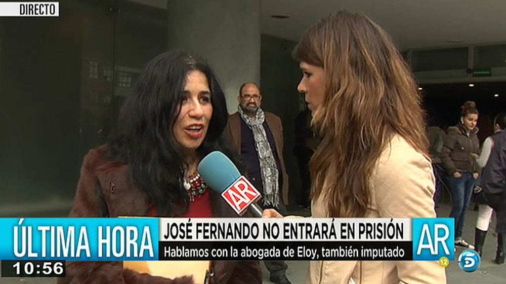La abogada de Eloy, amigo de José Fernando, satisfecha con la absolución de su cliente