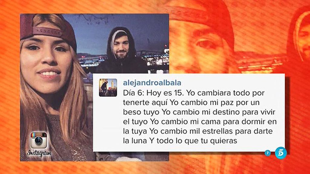 Alejandro, a Chabelita: "Cambio mil estrellas para darte la luna y todo lo que tú quieras"