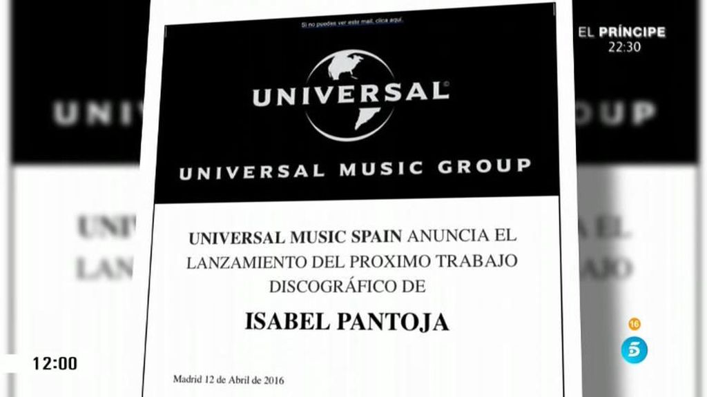 Isabel Pantoja firma un contrato con Universal y prepara una gran gira