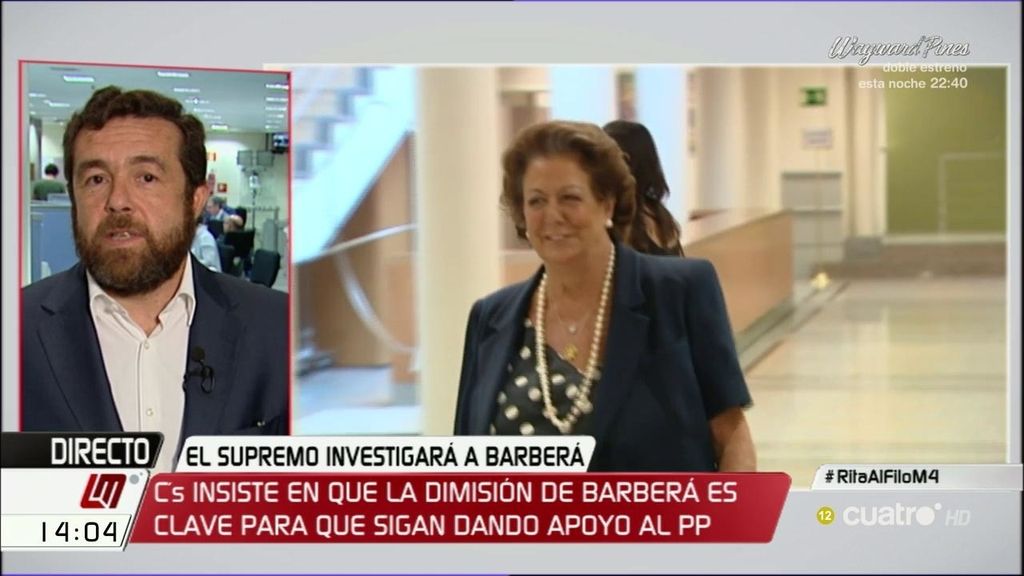 M. Gutiérrez (C's): "Si Barberá no dimite o si no se la expulsa, Rajoy no será presidente"