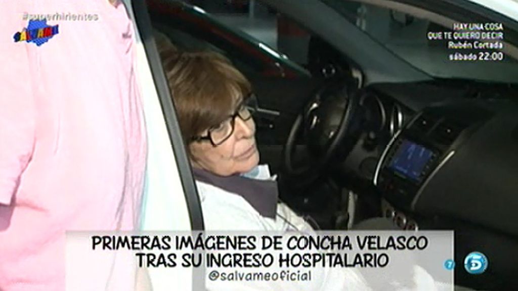 Primeras imágenes de Concha Velasco tras su ingreso hospitalario