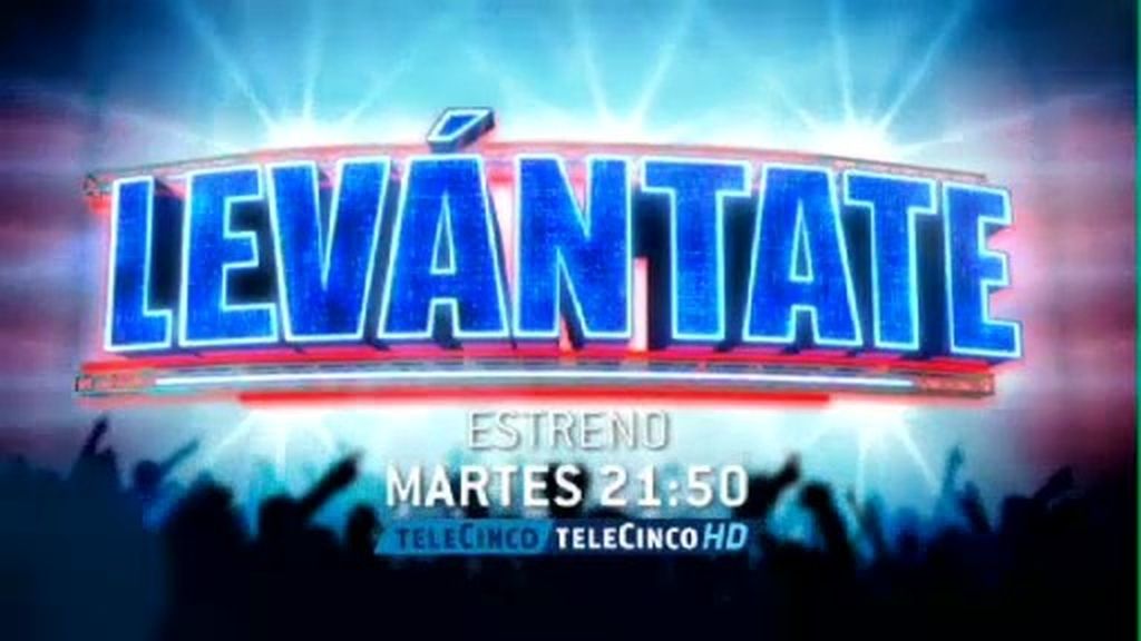 'Levántate' llega a Telecinco el próximo martes 10 de febrero, a las 21.50 horas