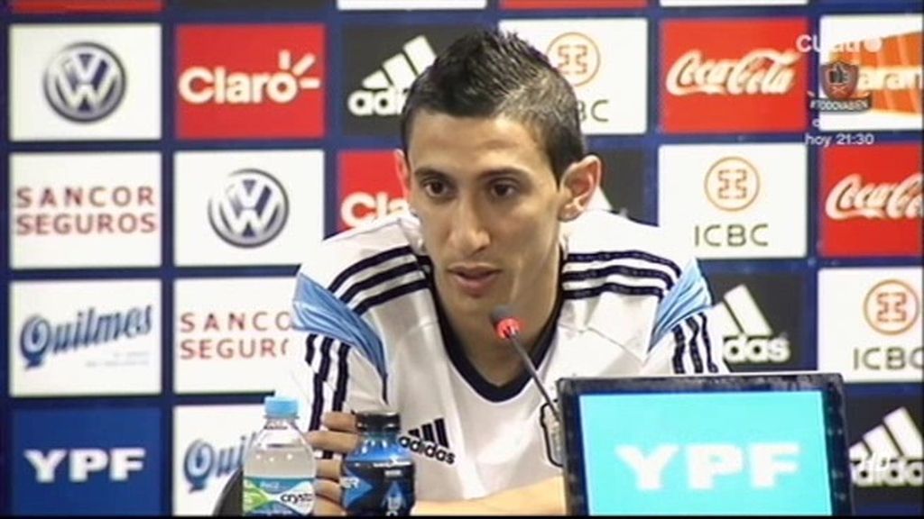 Di María pone buena cara al mal juego