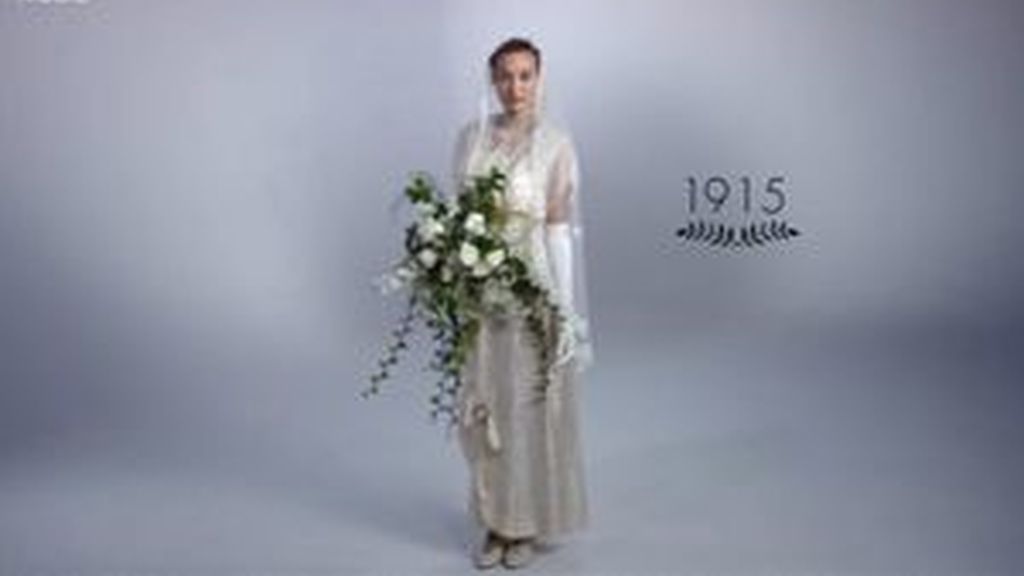 Así han cambiado los vestidos de novia en 100 años