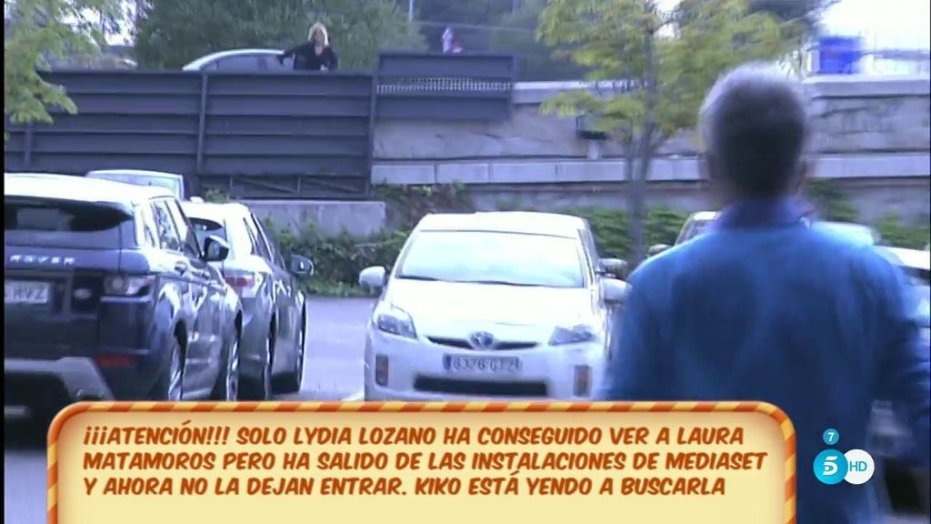 Lydia sale de Mediaset buscando a Laura Matamoros y no puede volver a entrar