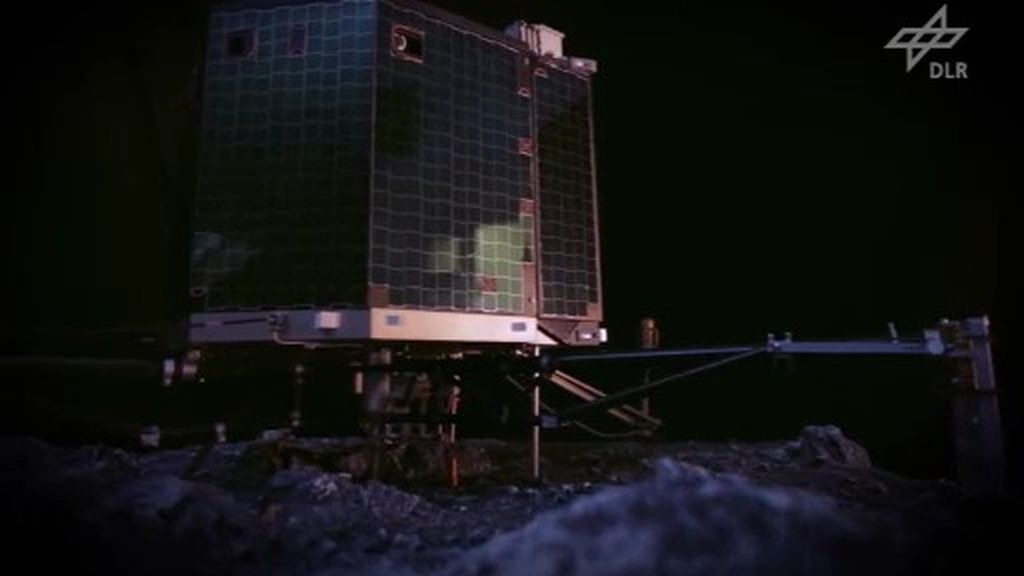 La sonda Philae aterriza con éxito en el cometa 67P