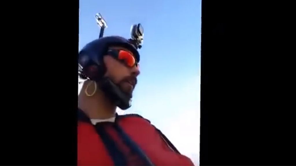 Un saltador base graba en directo su muerte en los Alpes