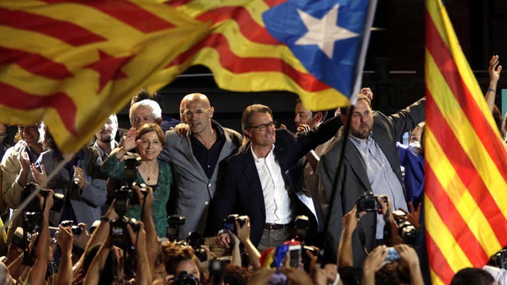 'Junts pel Sí' celebra "victoria del sí y de la democracia"
