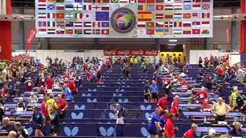 El Campeonato del Mundo de Veteranos de Ping Pong no conoce de edades