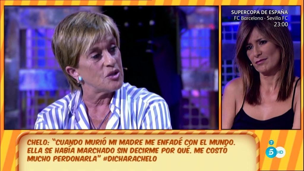 Chelo García-Cortés, sobre su madre: "Yo creo que tuvo miedo, por eso se fue"