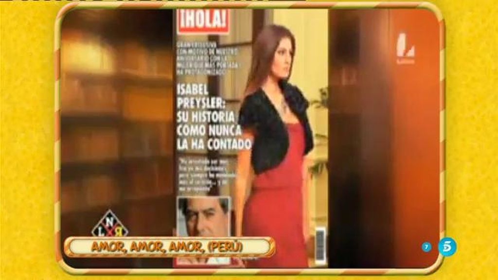 En el programa 'Amor, amor' de Perú hacen una parodia de la relación de Mario e Isabel