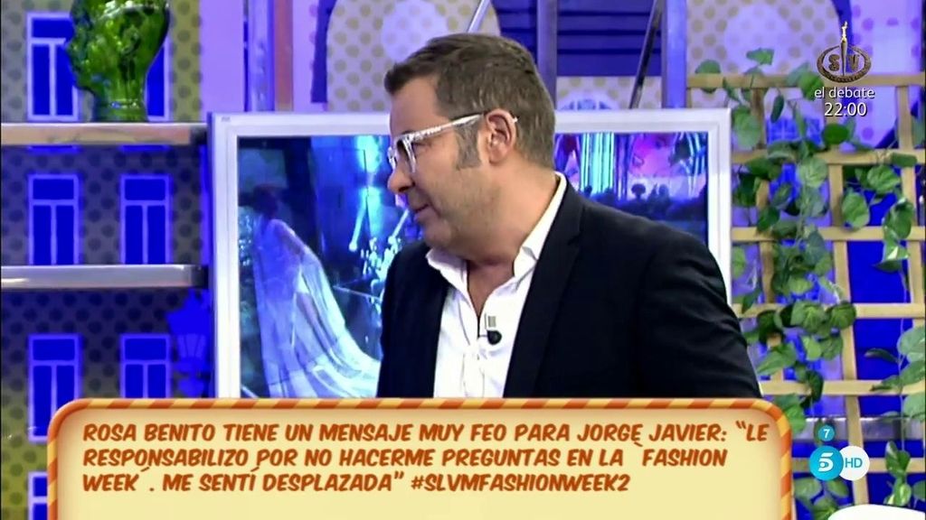 Jorge Javier Vázquez, sobre Terelu Campos: “Ayer fue un poco tramposilla”