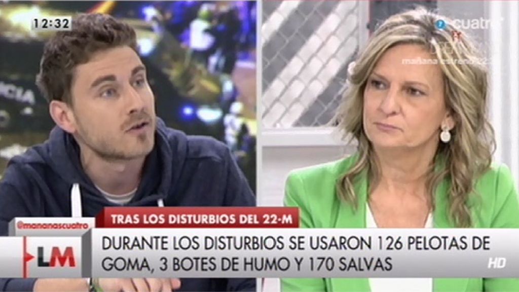 Carlos Martínez: "Querían convertirla en una manifestación de violencia para los medios"