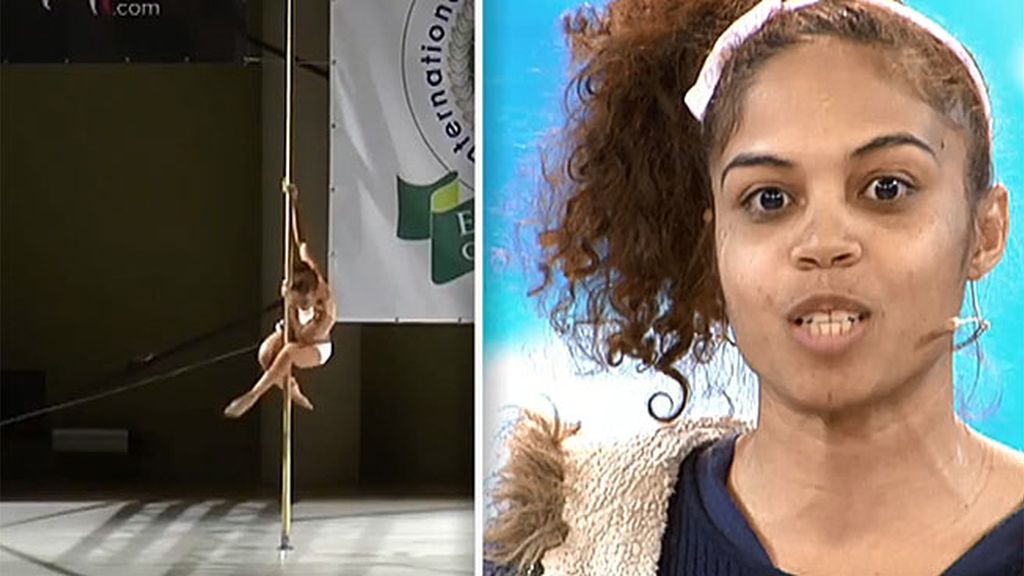 Catherine explica la diferencia entre pole dance y pole sport