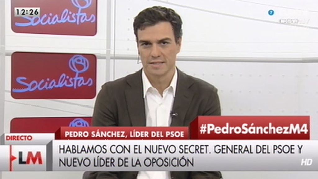 P. Sánchez: "Siempre dije que me presentaba para cambiar el PSOE y, con ello, España"