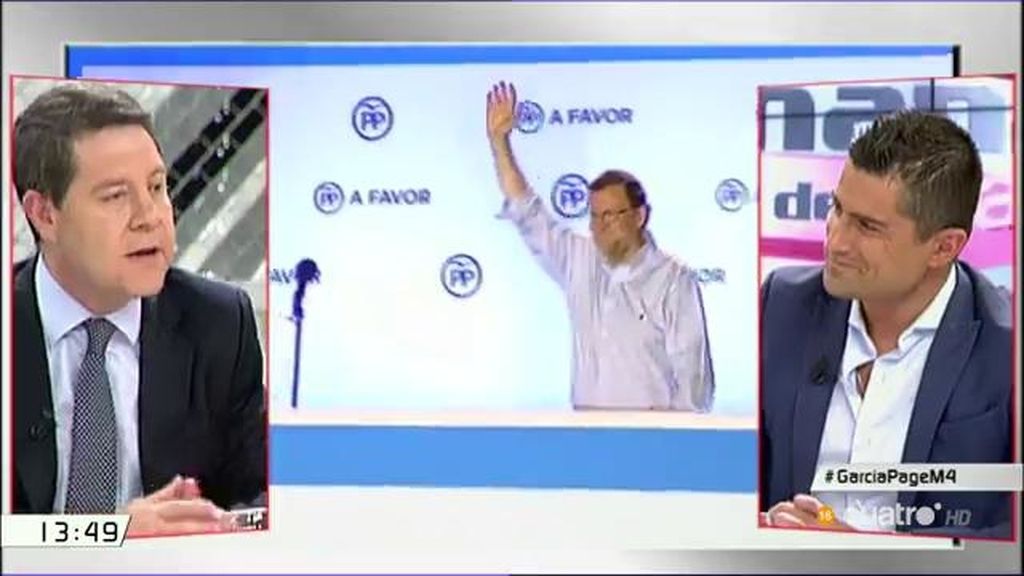 García-Page: “Si me dan a elegir entre Rajoy y Aznar, me quedo con Rajoy”