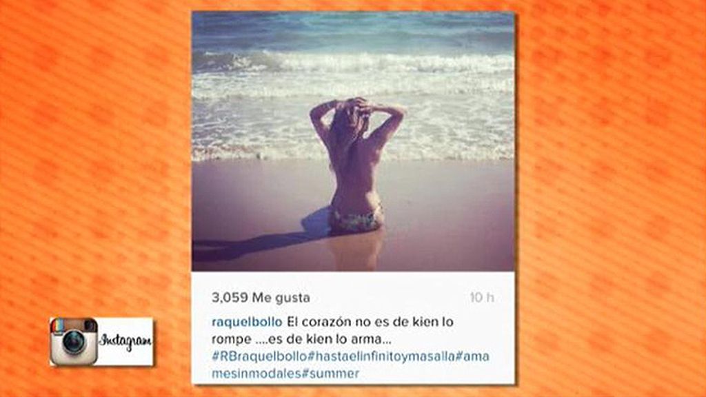 El posado de Raquel Bollo en Instagram