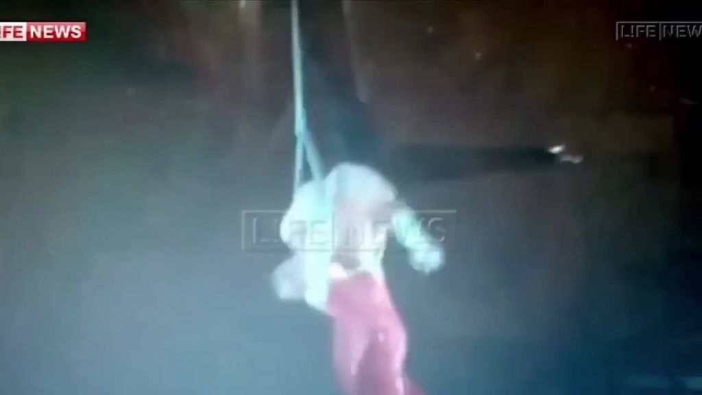 Una trapecista sobrevive milagrosamente a una caída de 10 metros de altura