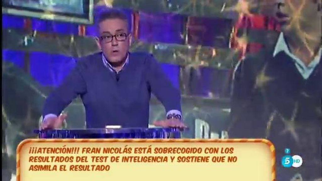 Kiko Hernández explica por qué le salió mal el test de inteligencia a Fran Nicolás
