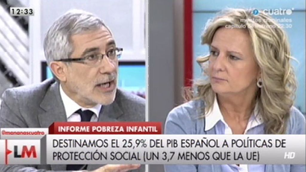 Isabel San Sebastián, a Llamazares: “Hay que huir de demagogias partidistas”