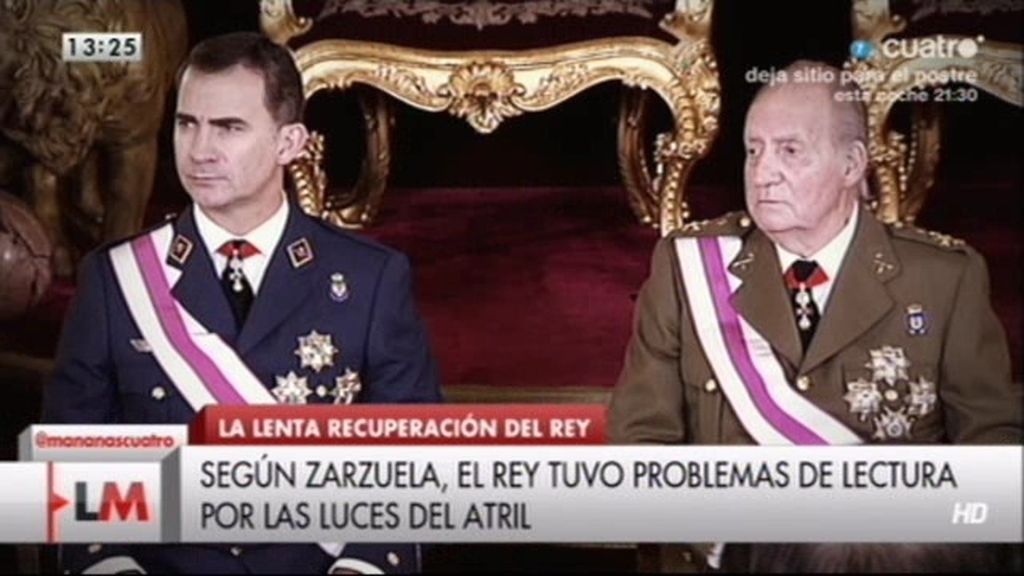 Los titubeos del Rey durante su discurso de la Pascua militar