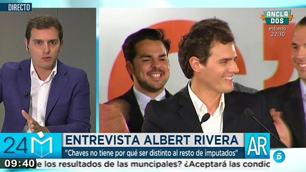 Albert Rivera: "No vamos a estar en el gobierno de Cristina Cifuentes"