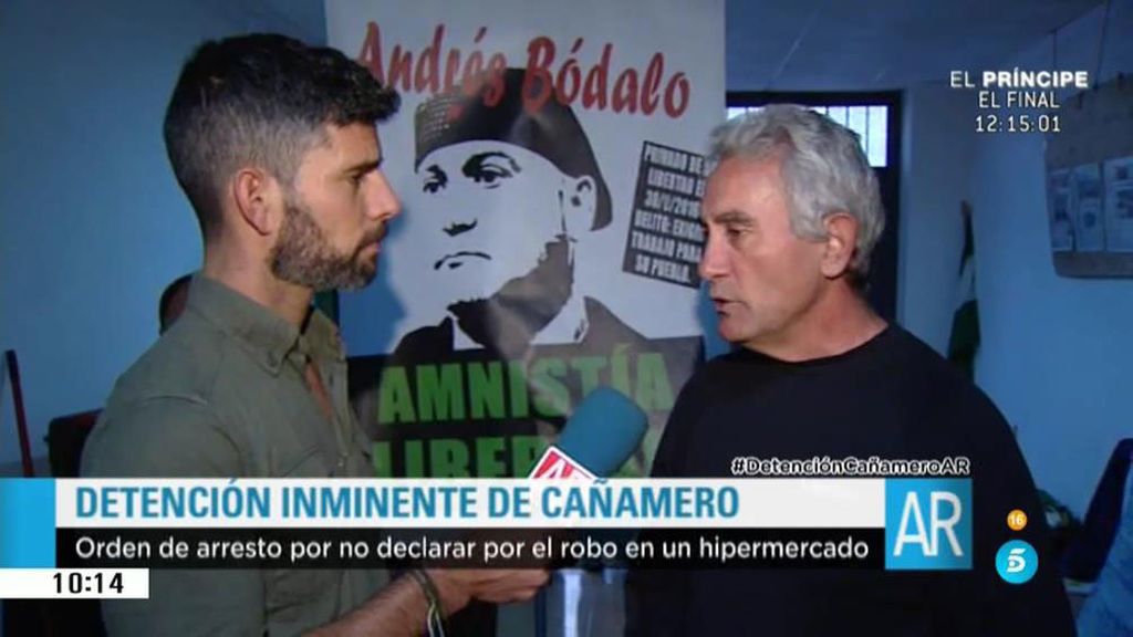 Cañamero: "Hay una mano política que presiona para que se nos acuse"