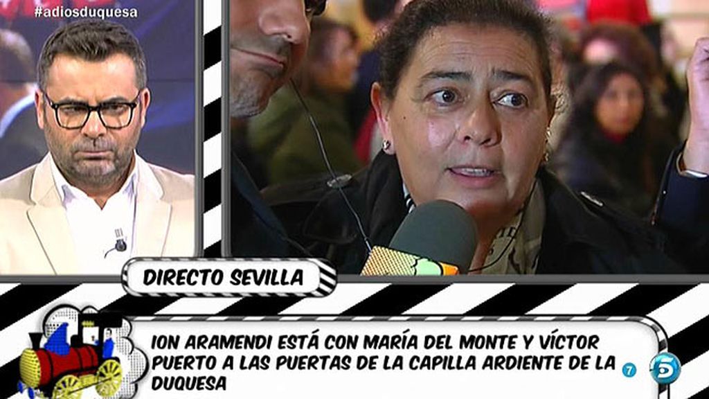 María del Monte: "La gente se vuelca cuando quiere y cuando lo siente"