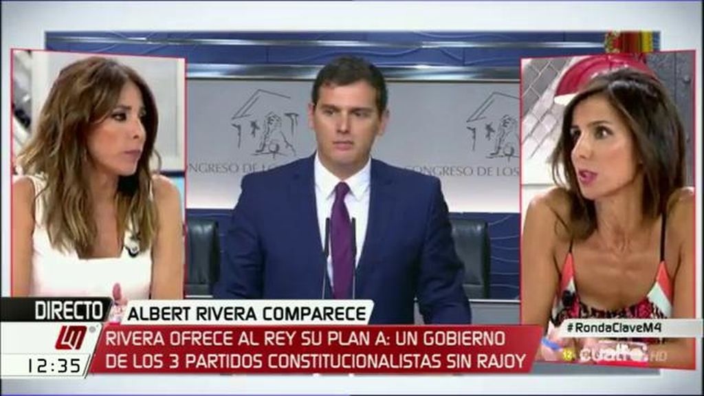 Albert Rivera anuncia su plan A: un gobierno PP, PSOE y C's sin Rajoy