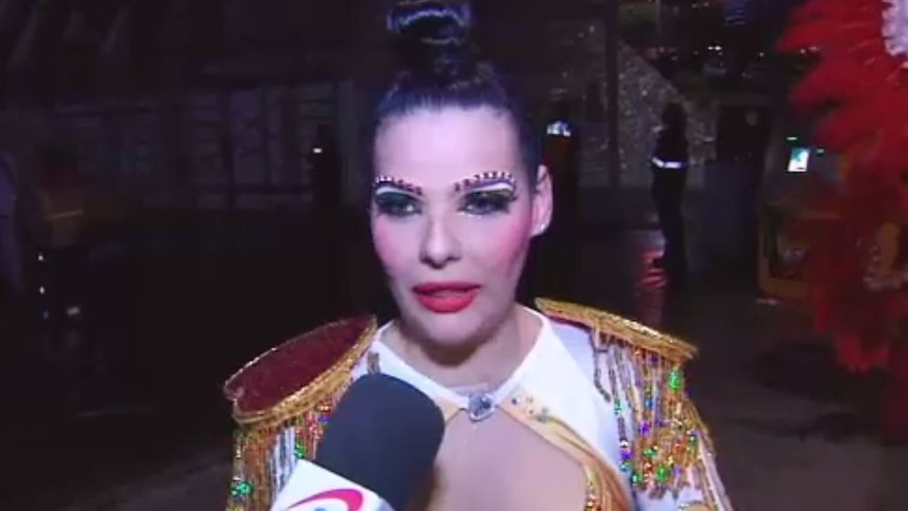 Saida Prieto vuelve al carnaval dos años después de salir ardiendo en plena fiesta