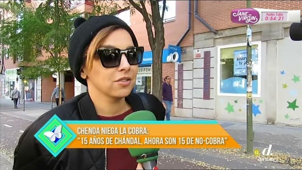 Chenoa niega la cobra: “15 años de chándal, ahora serán 15 años de no-cobra”