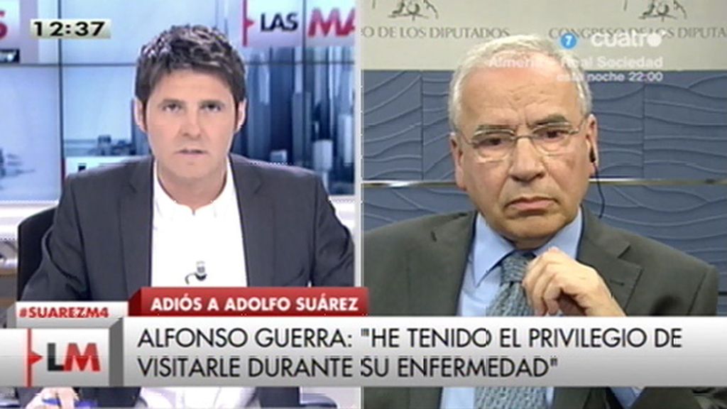 La entrevista a Alfonso Guerra, online